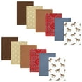 thumbnail image 1 of Hudson Baby Infant Boy Cotton Flannel Burp Cloths Bundle, Cowboy, One Size, 1 of 8