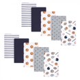 thumbnail image 1 of Hudson Baby Infant Boy Cotton Flannel Burp Cloths, Sports, One Size, 1 of 2