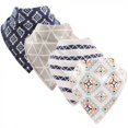 thumbnail image 1 of Hudson Baby Infant Boy Cotton Fleece Bandana Bibs 4pk, Aztec, One Size, 1 of 2