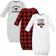 thumbnail image 1 of Hudson Baby Infant Boy Cotton Gowns, Buffalo Plaid Family, Preemie/Newborn, 1 of 5