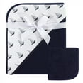 thumbnail image 1 of Hudson Baby Infant Boy Cotton Hooded Towel and Washcloth 2pc Set, Sailboat, One Size, 1 of 1