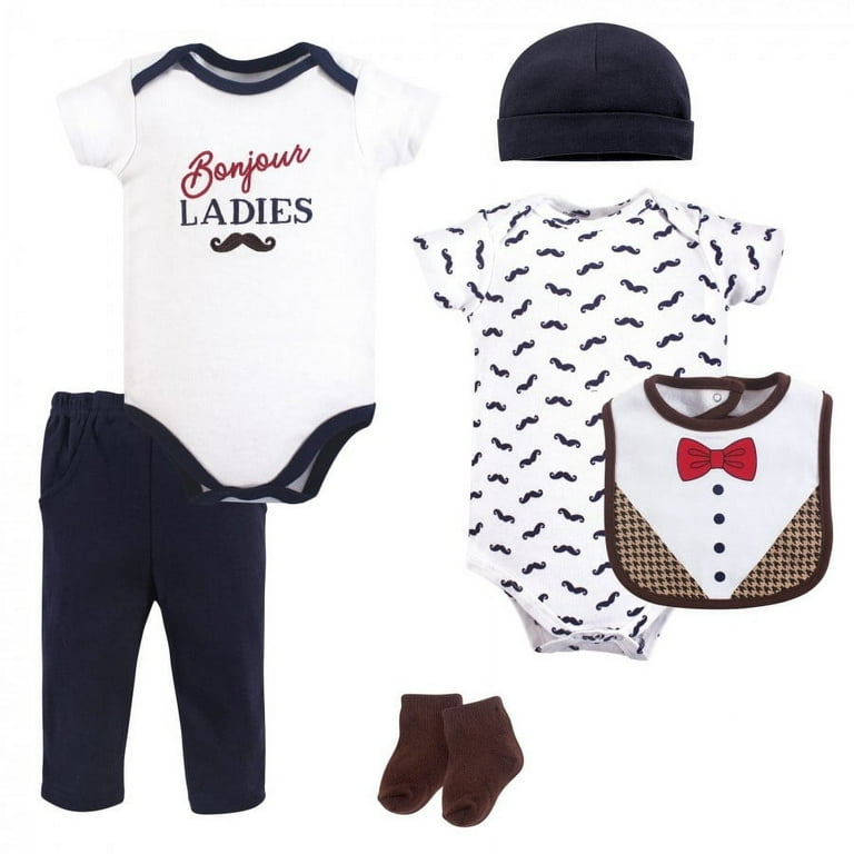 Bonjoy Whimsical Layette Set - Blue (RUNS SMALL) Bonjoy Whimsical Layette Set - Blue (RUNS SMALL)