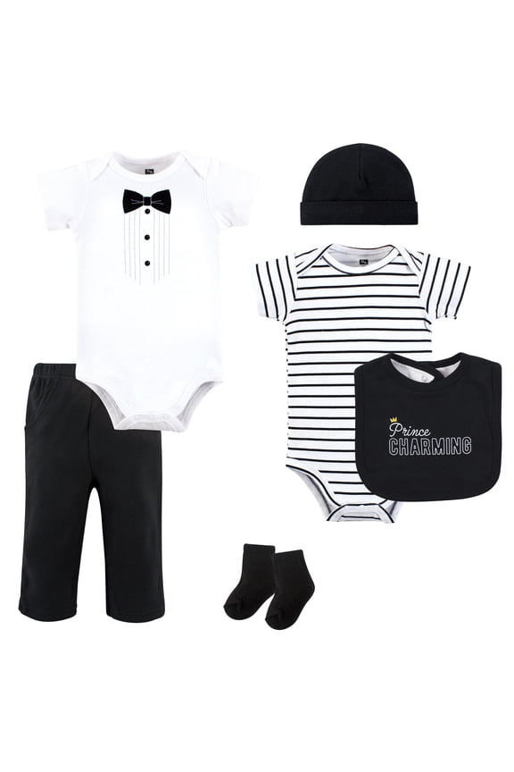 Infant Boy Cotton Layette Set, Prince Charming Tux, 3-6 Months