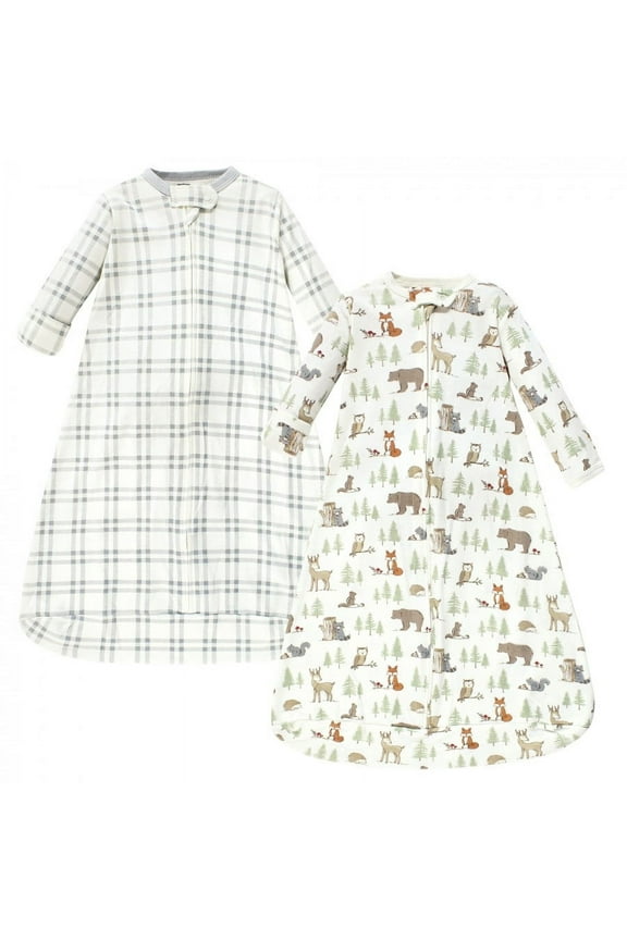 Infant Boy Cotton Long-Sleeve Wearable Sleeping Bag, Sack, Blanket, Forest Animals, 18-24 Months