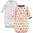 thumbnail image 1 of Hudson Baby Infant Boy Cotton Long-Sleeve Wearable Sleeping Bag, Sack, Blanket, Foxes, 0-3 Months, 1 of 2