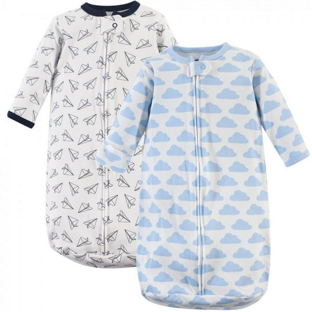 Hudson Baby Infant Boy Cotton LongSleeve Wearable Sleeping Bag, Sack, Blanket, Paper Airplane