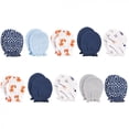 thumbnail image 1 of Hudson Baby Infant Boy Cotton Scratch Mittens, Foxes, 0-6 Months, 1 of 7