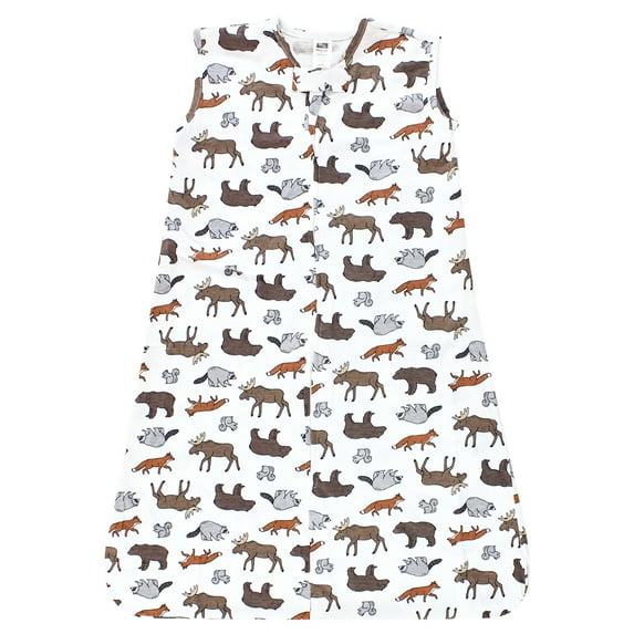 Hudson Baby Infant Boy Cotton Sleeveless Wearable Sleeping Bag, Sack, Blanket, Animal Adventure, 18-24 Months