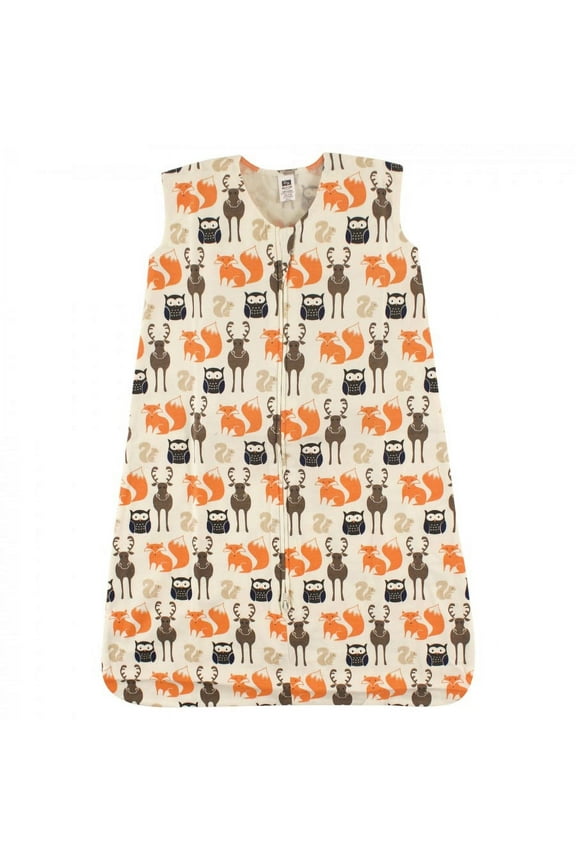 Infant Boy Cotton Sleeveless Wearable Sleeping Bag, Sack, Blanket, Forest, 0-6 Months