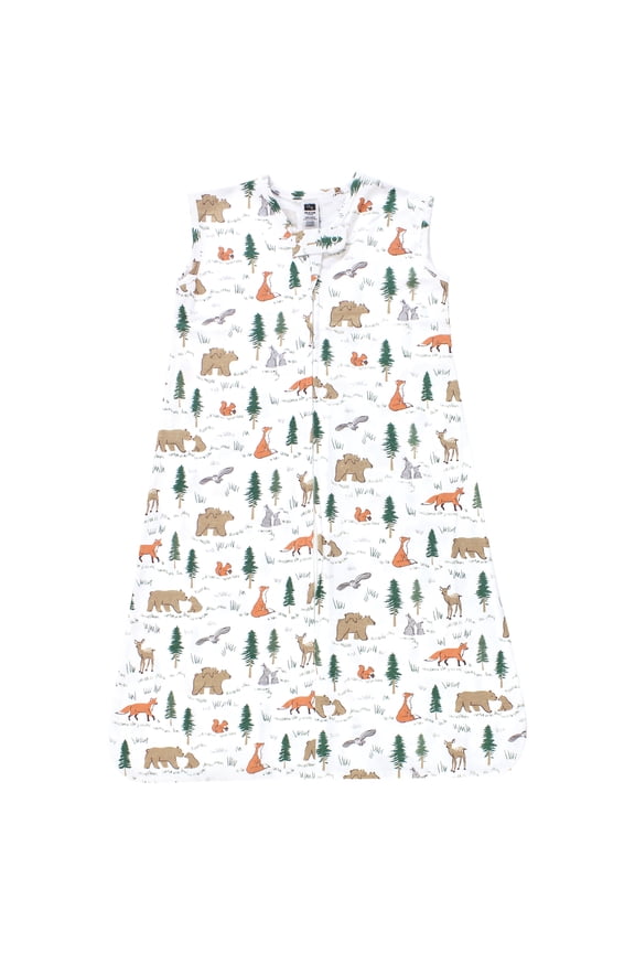 Infant Boy Cotton Sleeveless Wearable Sleeping Bag, Sack, Blanket, Sweet Woodland, 0-6 Months