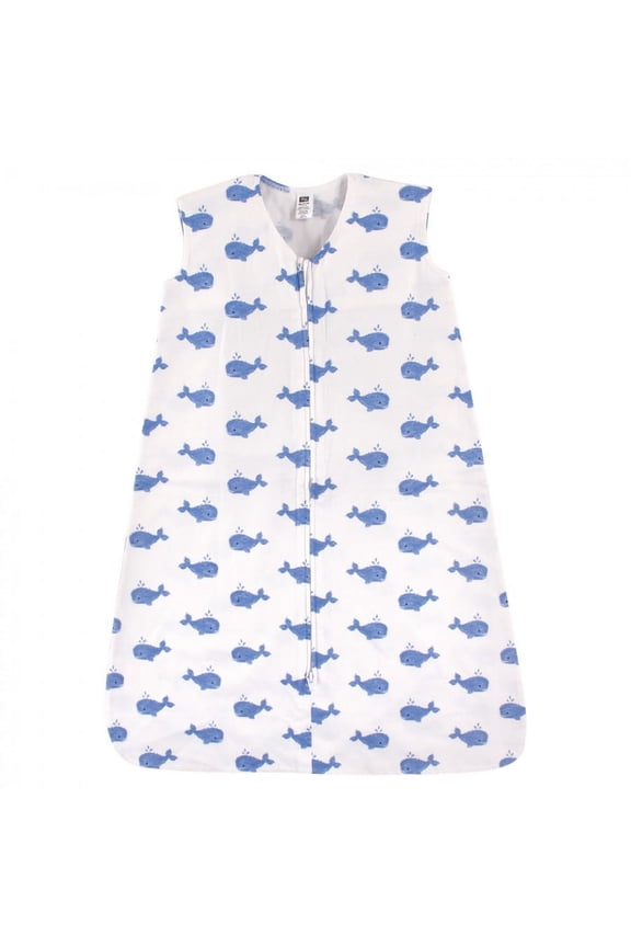Infant Boy Cotton Sleeveless Wearable Sleeping Bag, Sack, Blanket, Whale, 18-24 Months