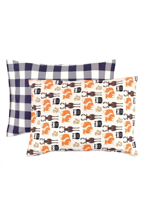 Infant Boy Cotton Toddler Pillow Case, Forest, One Size