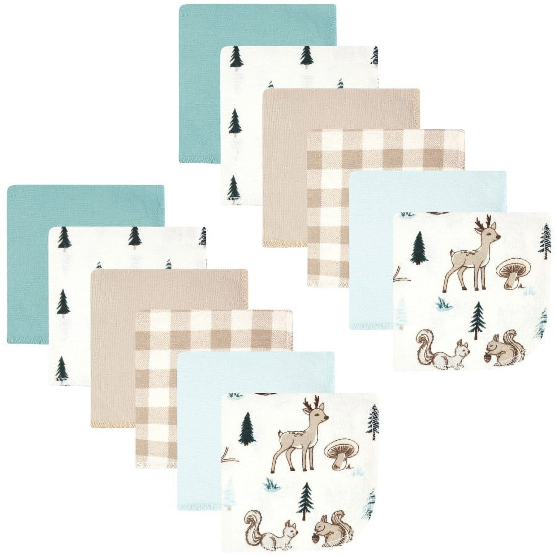 Home | Hudson Baby Infant Girl Cotton Flannel Burp Cloths, Girl Woodland Pals, One Size at Plaza Del Caribe in Ponce, PR