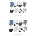 thumbnail image 1 of Hudson Baby Infant Boy Grow with Me Cotton Terry Socks, Nautical, 0-6 and 6-12 Months, 1 of 1