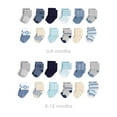 thumbnail image 1 of Hudson Baby Infant Boy Grow with Me Cotton Terry Socks, Safari, 0-6 and 6-12 Months, 1 of 1