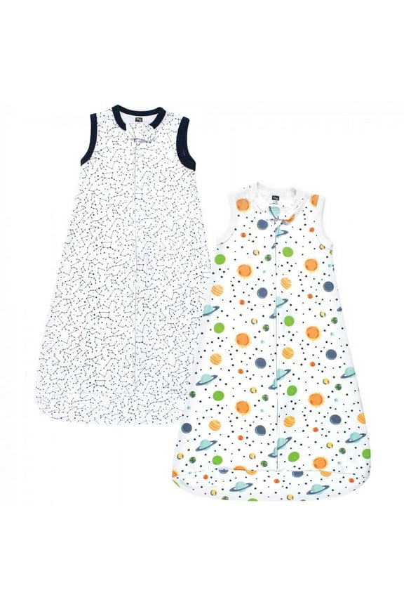 Infant Boy Interlock Cotton Sleeveless Sleeping Bag, Space, 18-24 Months