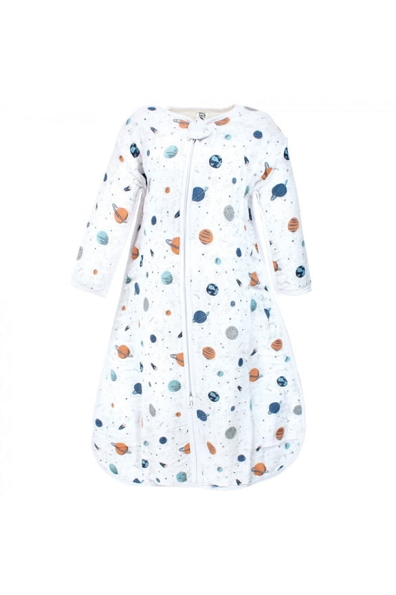 Infant Boy Long Sleeve Muslin Sleeping Bag, Wearable Blanket, Sleep Sack, Space, 18-24 Months
