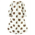 thumbnail image 1 of Hudson Baby Infant Boy Long Sleeve Plush Faux Fur Sleeping Bag, Wearable Blanket, Brown Bear, 12-18 Months, 1 of 2