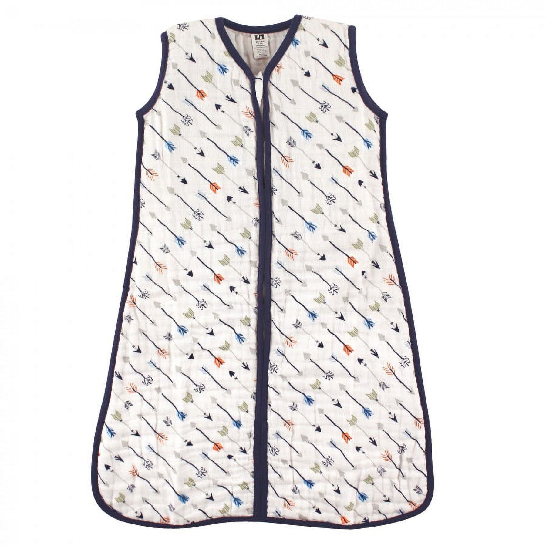 Hudson Baby Infant Boy Muslin Cotton Sleeveless Wearable Sleeping Bag, Sack, Blanket, Arrow, 18-24 Months