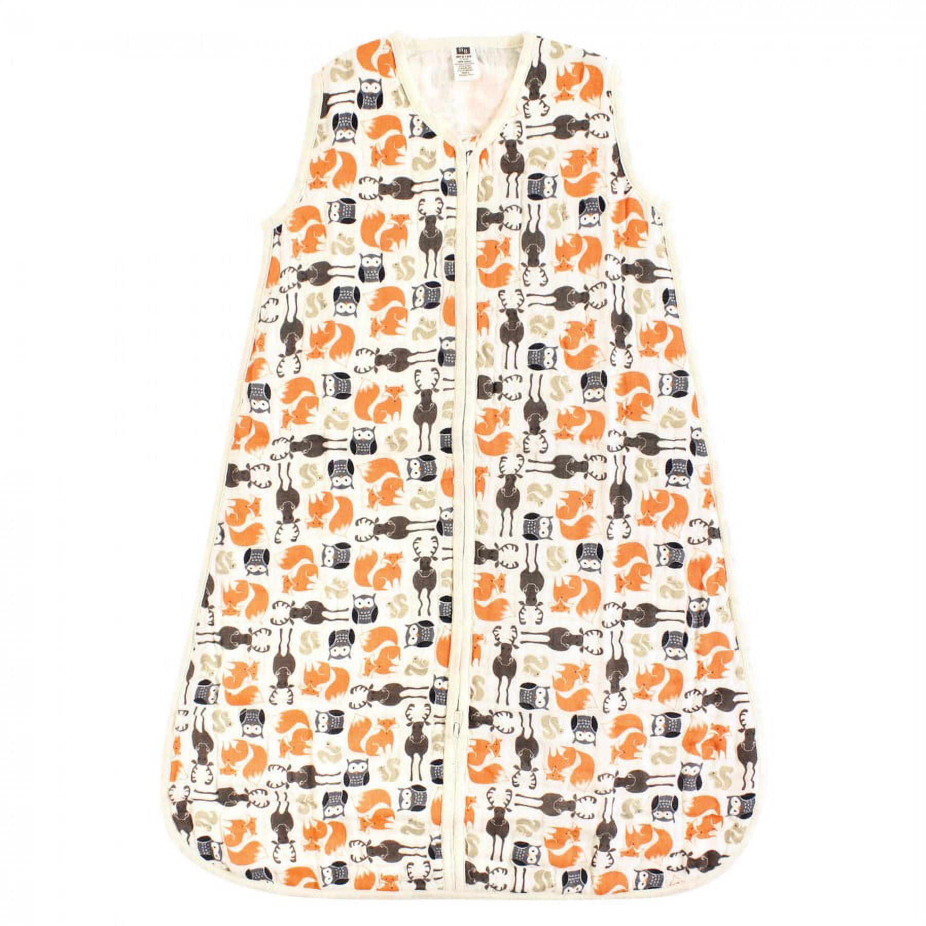 Hudson Baby Infant Boy Muslin Cotton Sleeveless Wearable Sleeping Bag, Sack, Blanket, Forest, 18-24 Months
