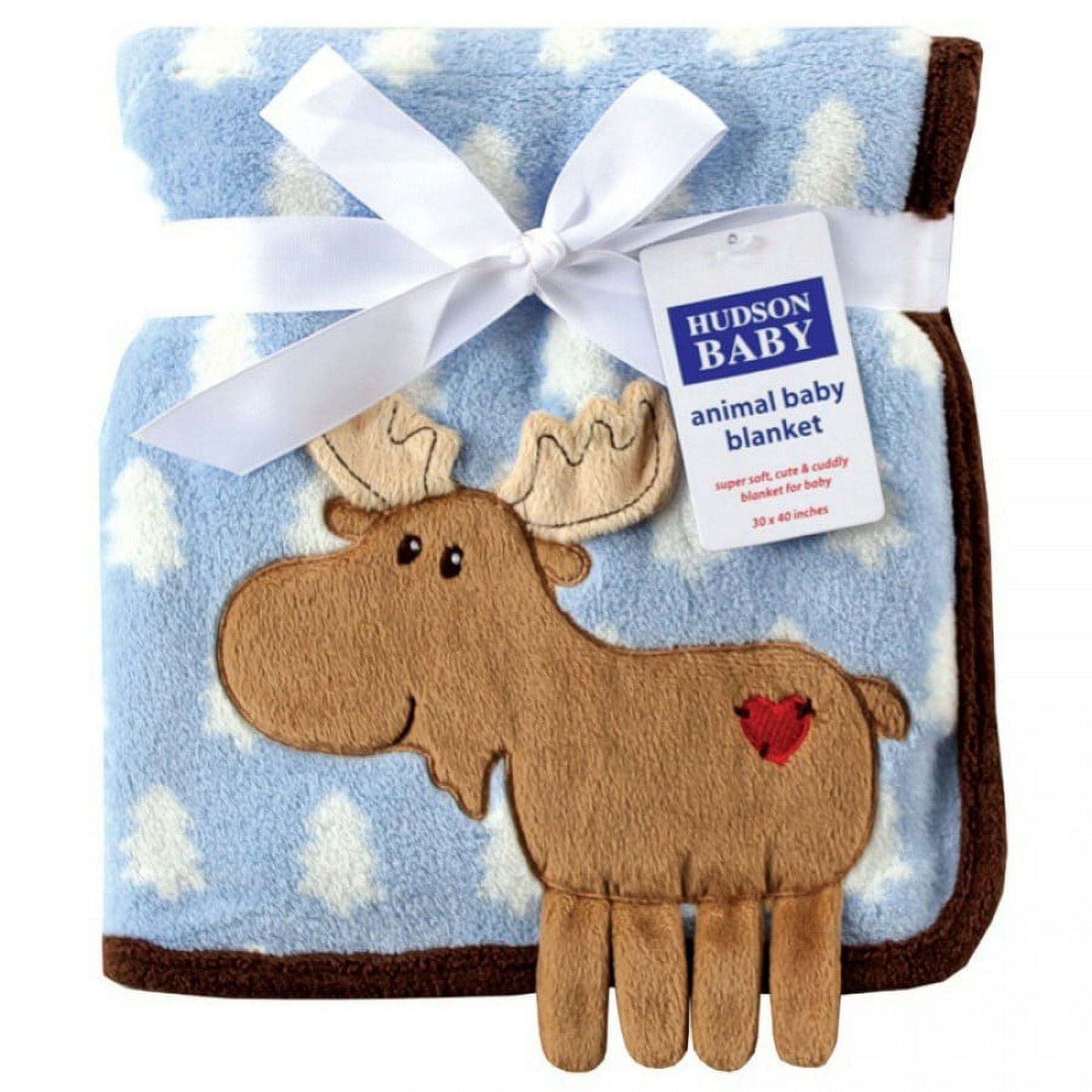 Hudson Baby Infant Girl Plush Blanket, Pink Horse, One Size