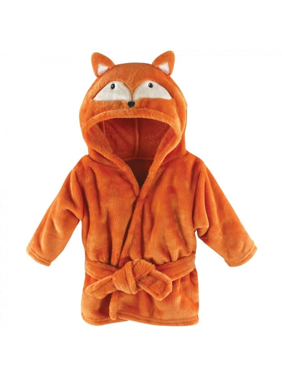 Infant Boy Plush Pool and Beach Robe Cover-ups, Fox, 12-18 Months