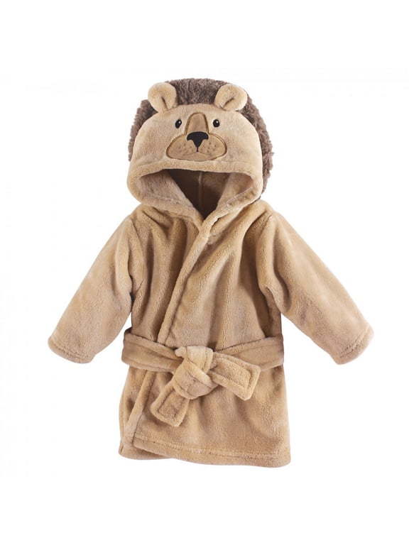 Infant Boy Plush Pool and Beach Robe Cover-ups, Lion, 18-24 Months