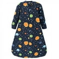 thumbnail image 1 of Hudson Baby Infant Boy Premium Quilted Long Sleeve Sleeping Bag and Wearable Blanket, Solar System, 18-24 Months, 1 of 3