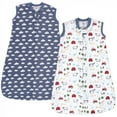thumbnail image 1 of Hudson Baby Infant Boy Premium Quilted Sleeveless Sleeping Bag and Wearable Blanket, Boy Farm Animals, 12-18 Months, 1 of 3