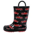 thumbnail image 1 of Hudson Baby Infant Boy Rain Boots, Firetrucks, 5 Toddler, 1 of 3