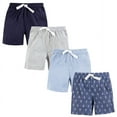 thumbnail image 1 of Hudson Baby Infant Boy Shorts Bottoms 4-Pack, Anchors, 3 Toddler, 1 of 6