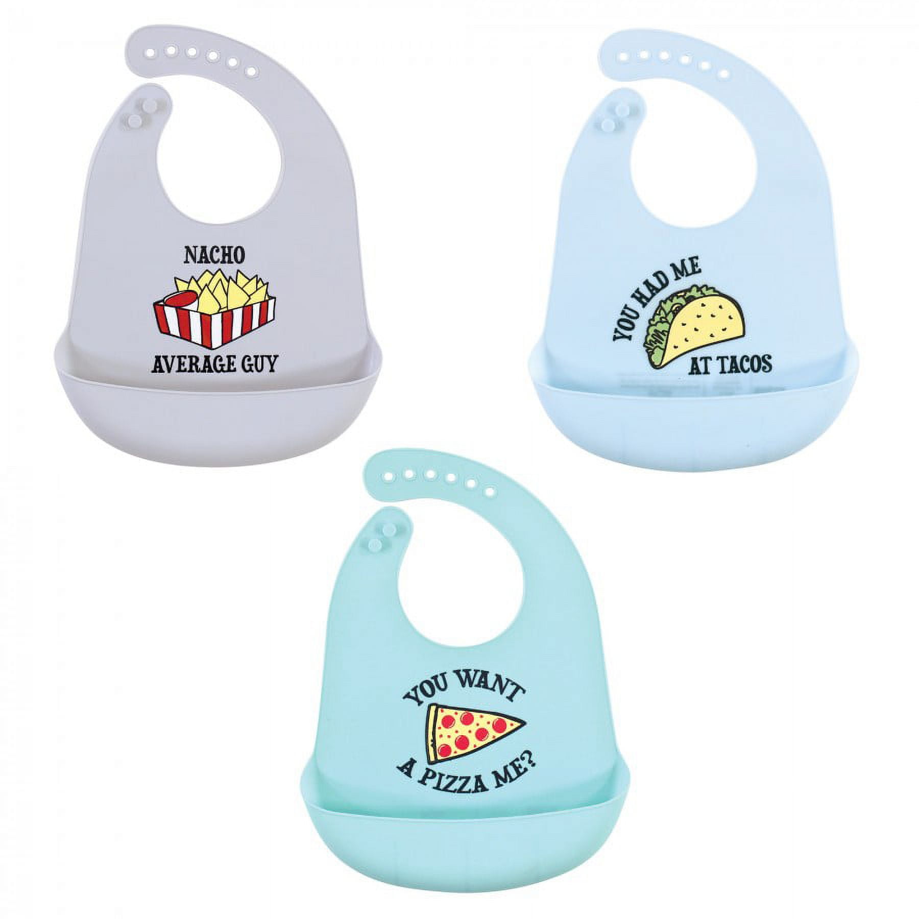 Amazon.com: Hudson Baby Unisex Baby Silicone Bibs, Apple Of