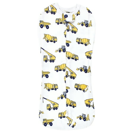 Hudson Baby Infant Boy Sleep Pod, Construction, 0-2 Months