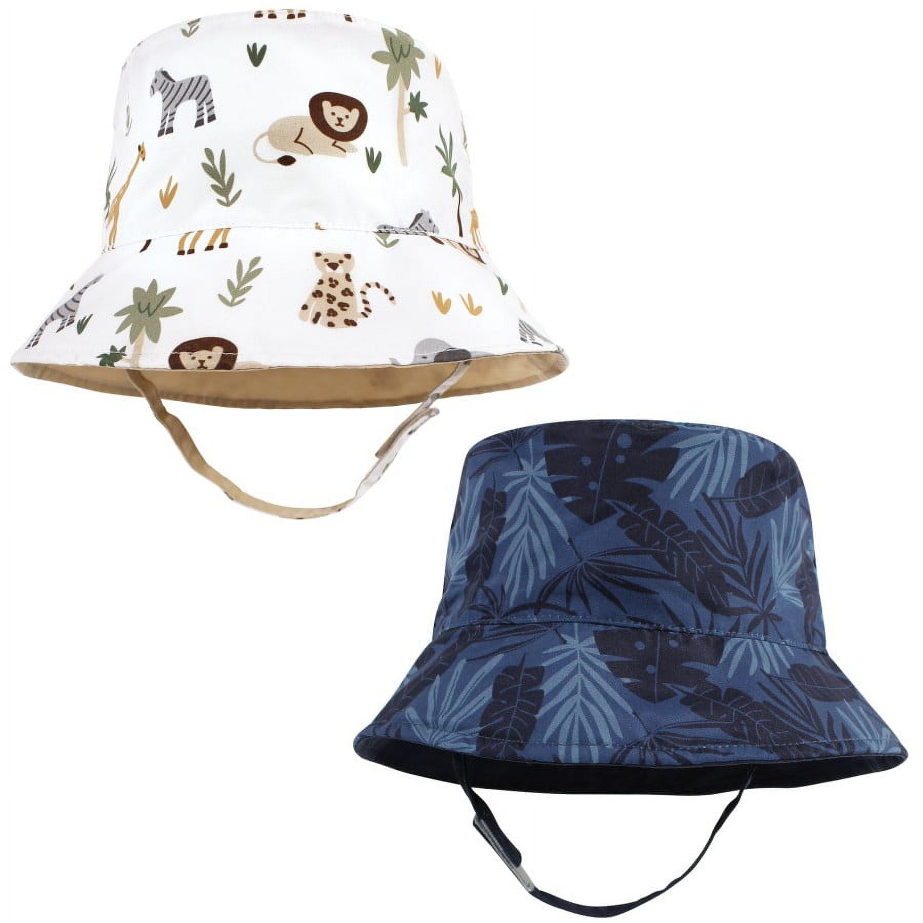 【送料無料/即納】  Baby Hudson Infant Blue Hat, Protection Sun Boy Toddler and ベビー