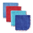 thumbnail image 1 of Hudson Baby Infant Boy Super Soft Cotton Washcloths, Net, One Size, 1 of 1