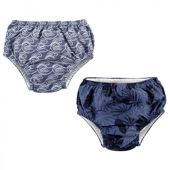 Hudson Baby Infant Boy Swim Diapers, Tropical, 3 Toddler
