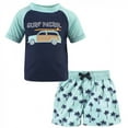 thumbnail image 1 of Hudson Baby Infant Boy Swim Rashguard Set, Surf Car, 12-18 Months, 1 of 4