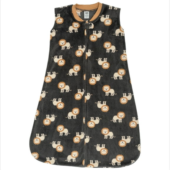 Hudson Baby Infant Boys Fleece Sleeping Bag, Sack, Blanket, Brave Lion Cub, 6-12 Months