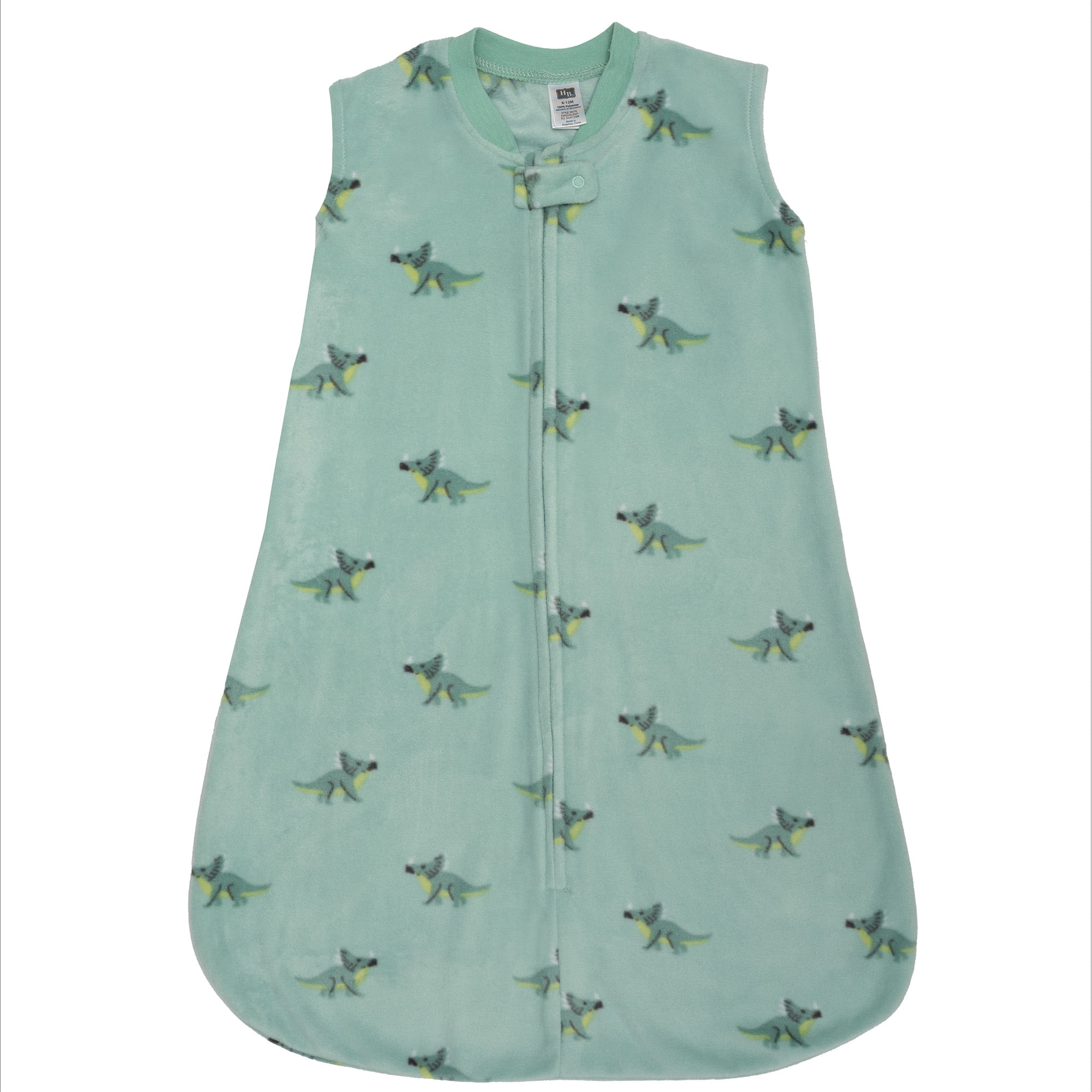 Hudson Baby Infant Boys Fleece Sleeping Bag, Sack, Blanket, Small Dino Friends, 6-12 Months