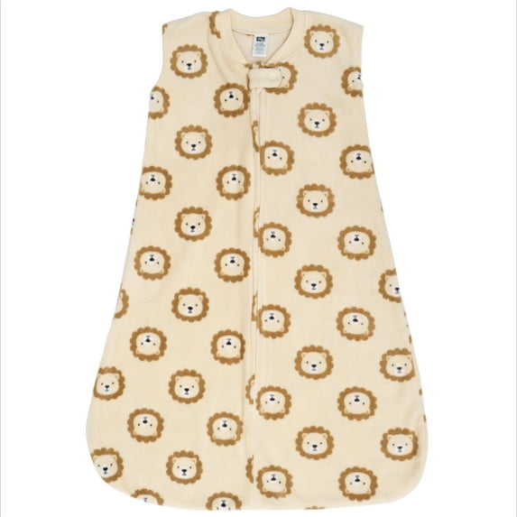 Hudson Baby Infant Boys Fleece Sleeping Bag, Sack, Blanket, Tan Brave Lion, 0-6 Months