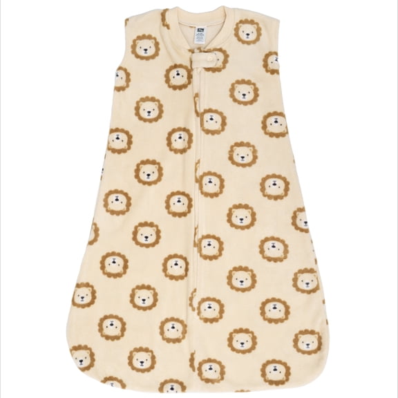 Hudson Baby Infant Boys Fleece Sleeping Bag, Sack, Blanket, Tan Brave Lion, 6-12 Months