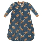 Hudson Baby Infant Boys Long-Sleeve Fleece Sleeping Bag, Blue Moose, 18-24 Months