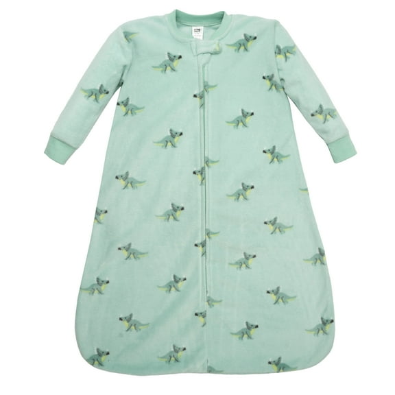 Hudson Baby Infant Boys Long-Sleeve Fleece Sleeping Bag, Small Dino Friends, 0-6 Months