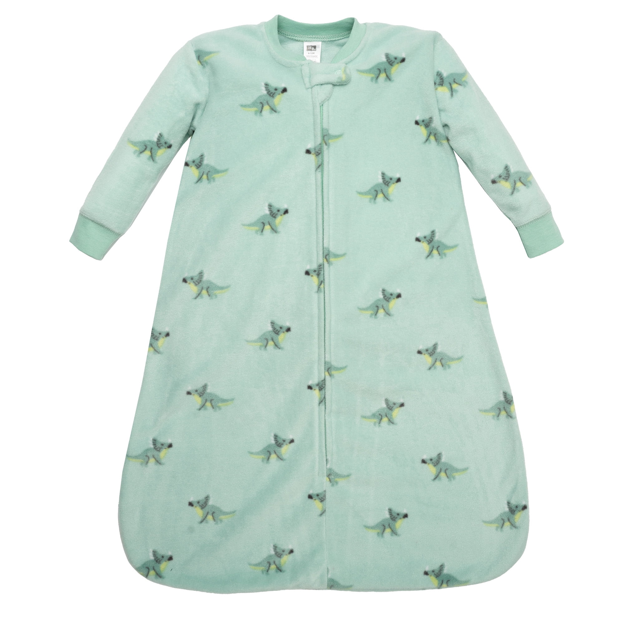 Hudson Baby Infant Boys Long-Sleeve Fleece Sleeping Bag, Small Dino Friends, 18-24 Months