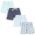 thumbnail image 1 of Hudson Baby Infant Boys Shorts Bottoms 4-Pack, Born To Fly, 2T, 1 of 3