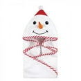 thumbnail image 1 of Hudson Baby Infant Cotton Animal Hooded Towel, Snowman, One Size, 1 of 1