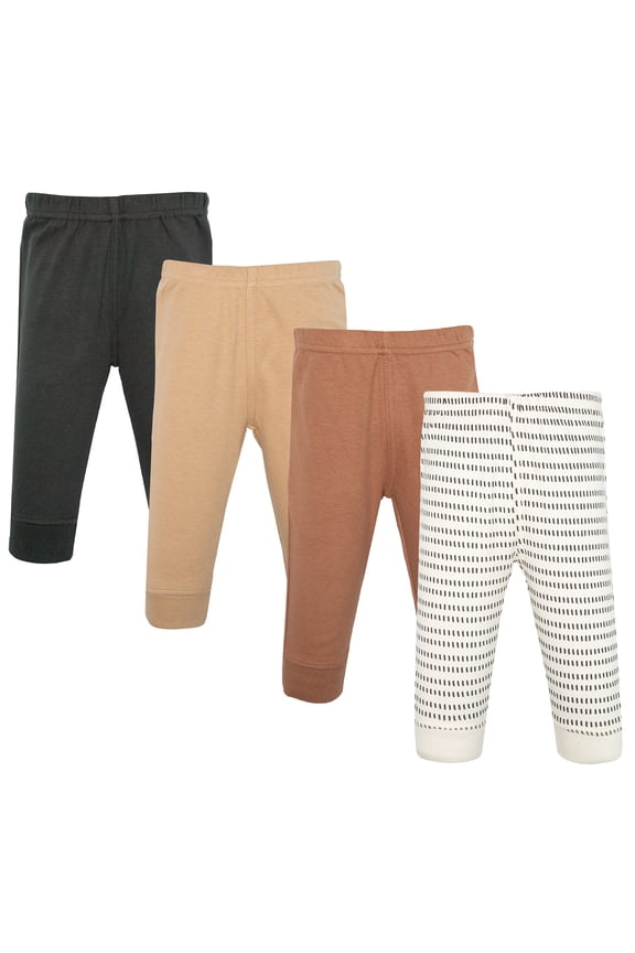 Infant Cotton Pants and Leggings, Modern Neutral Stripe, Newborn