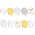 thumbnail image 1 of Hudson Baby Infant Cotton Scratch Mittens 10pk, Bee, One Size, 1 of 7
