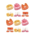 thumbnail image 1 of Hudson Baby Infant Girl 12Pc Headband and Socks Giftset, Yellow Orange, One Size, 1 of 2