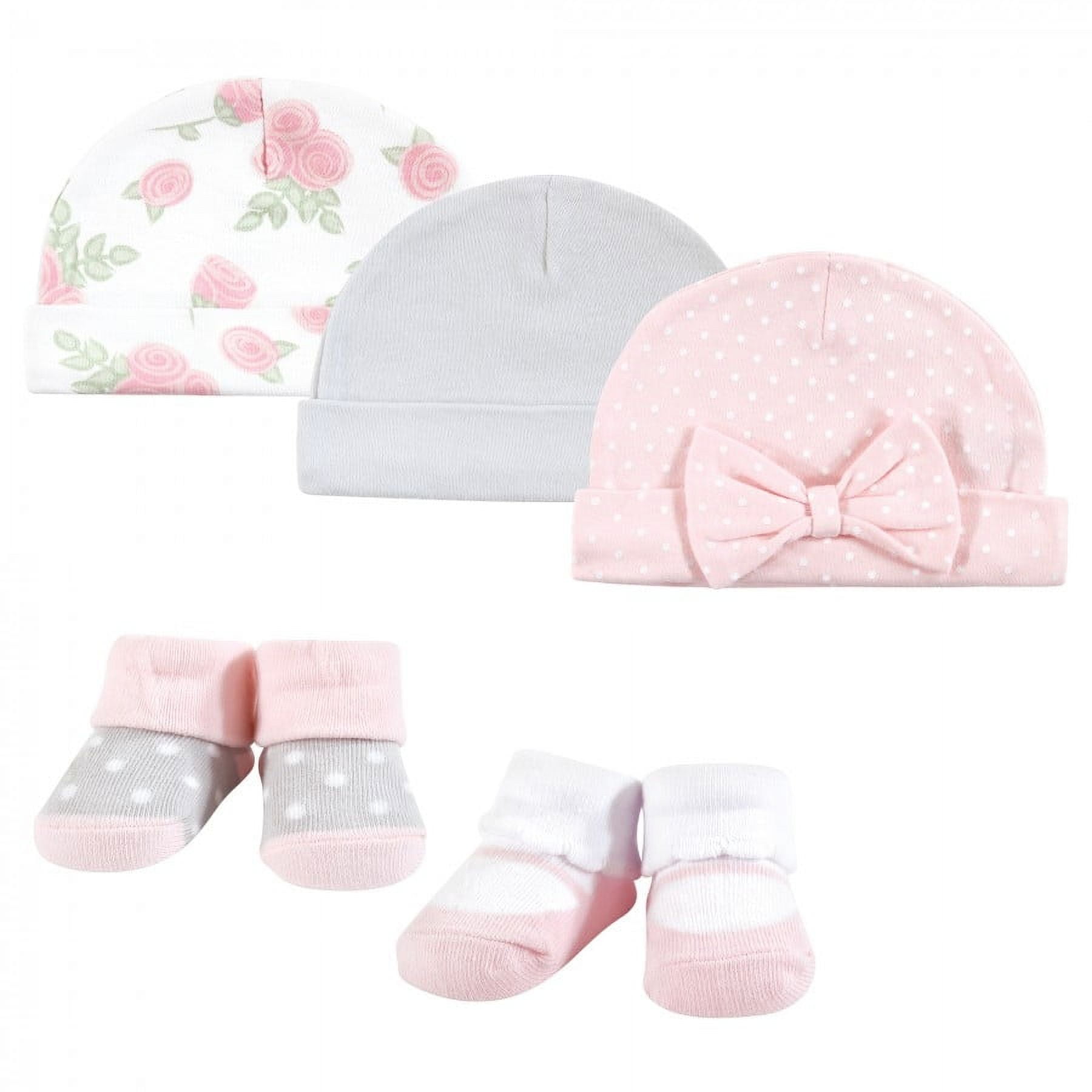 Mayoral Teddy Hat & Socks Set for Baby in Sugar Pink main image 0